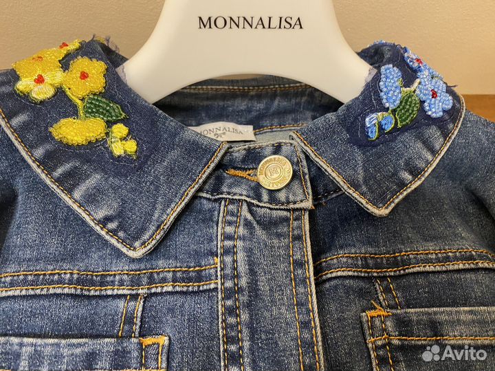 Джинсовая куртка Monnalisa 128 (8)