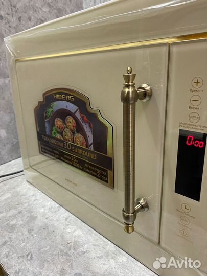 Встраиваемая микроволновая печь Hiberg VM 8505 25л