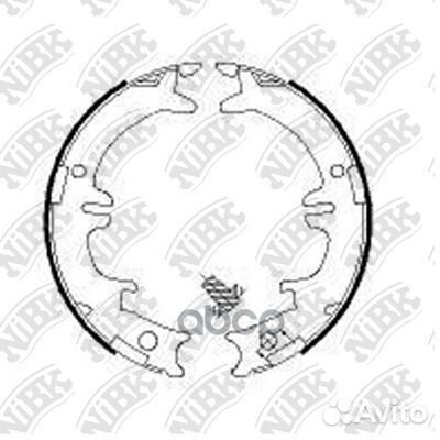 Колодки торм.бараб.ручн.торм FN0567 NiBK