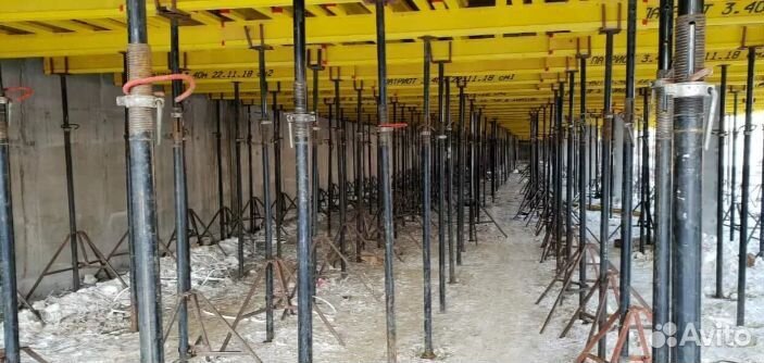 Стойка телескопическая фанер ламинированная леса