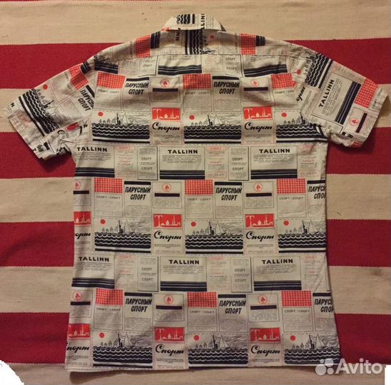 Винтажная рубашка олимпиада 1980 Эстония