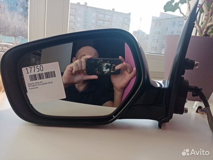 Зеркало левое mitsubishi outlander xl