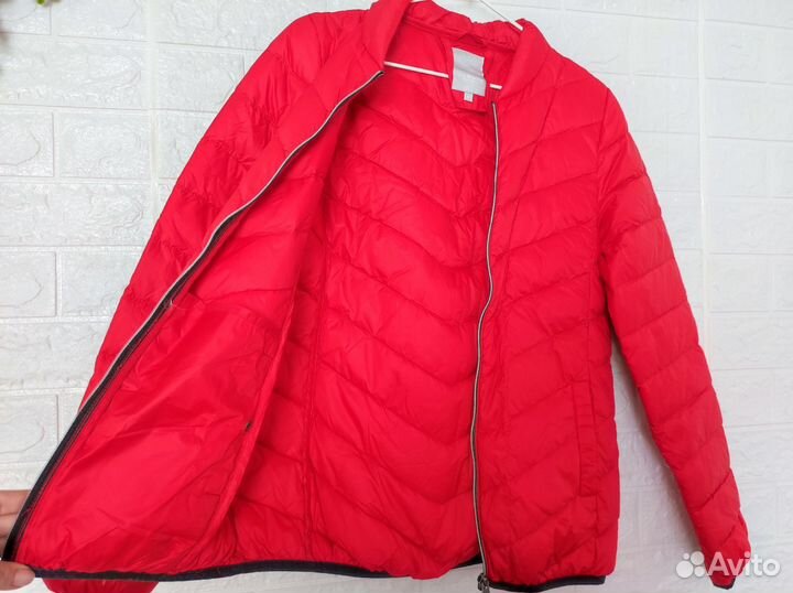 Ультратонкая куртка 42-44 пух перо Fransa