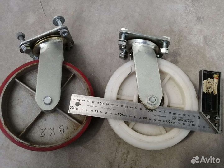 Колеса для промышленных тележек