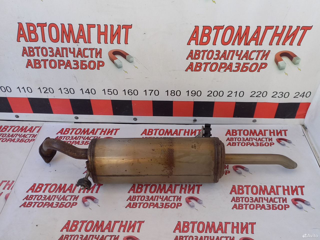 Глушитель задняя часть Киа Рио 4 FB 17-20