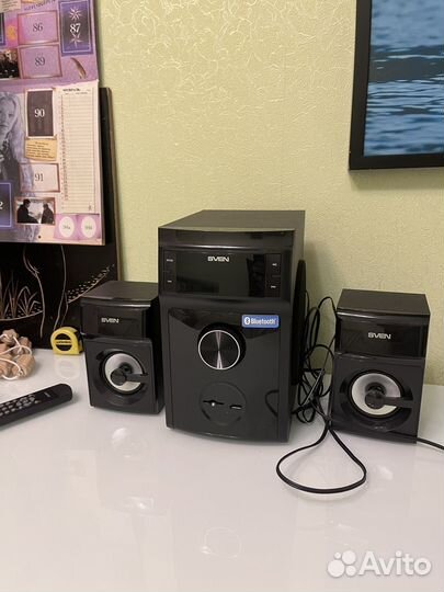 Колонки c сабвуфером sven ms-301