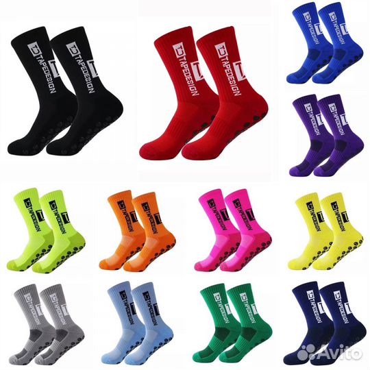 Противоскользящие носки футбольные