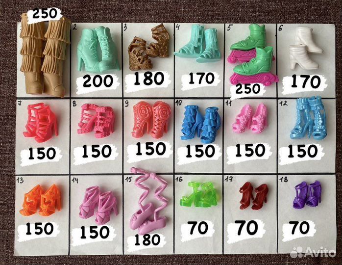 Аксессуары для куклы барби