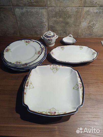 Тарелка.Товарищества М.С.Кузнецова. До 1917