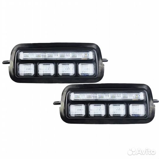 Передние надфарники поворотники niva