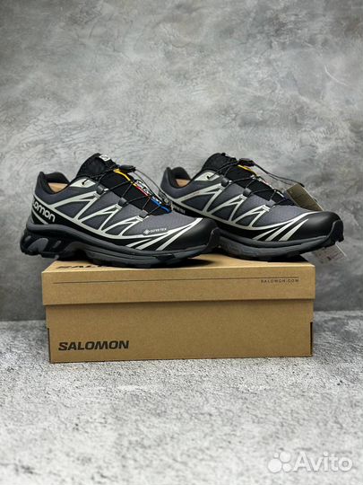 Salomon XT-6 Gore-Tex Black Lunar Rock