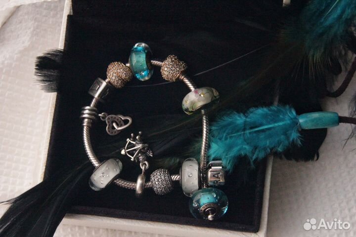 Браслет Pandora с шармами