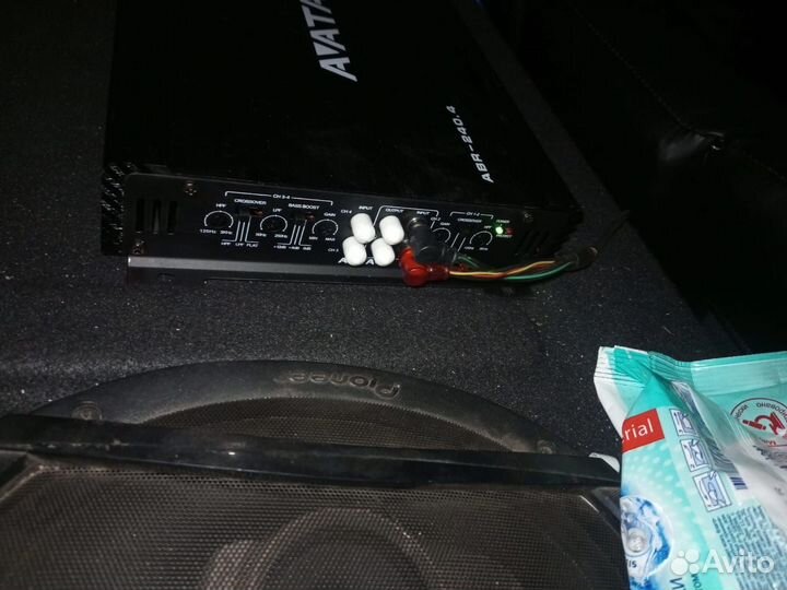 Автомобильный усилитель звука 4 канальный