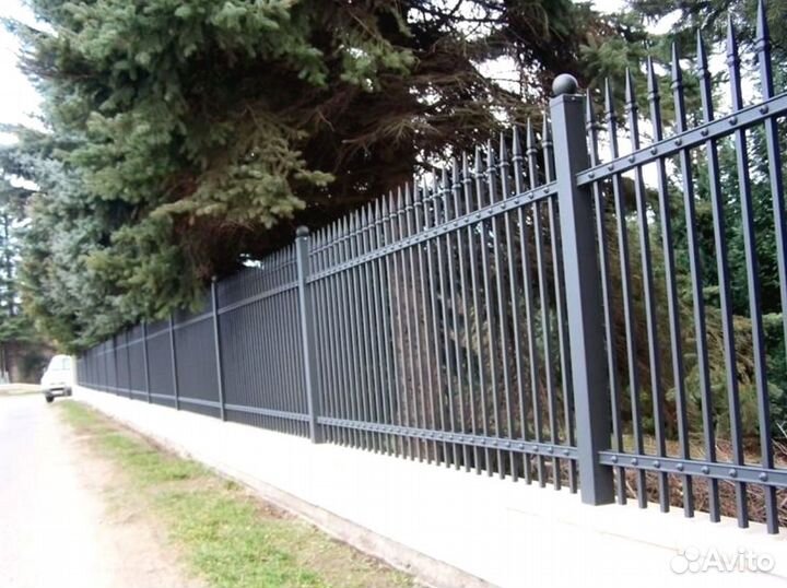 Заборы секционные из профильной трубы