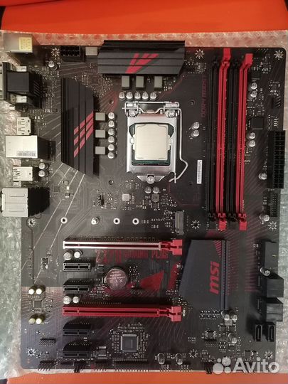 MSI Z370 gaming plus + i5-8600K (обмен)
