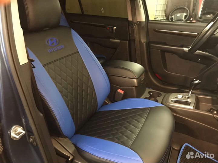 Авточехлы модельные Хендай (Hyundai) экокожа