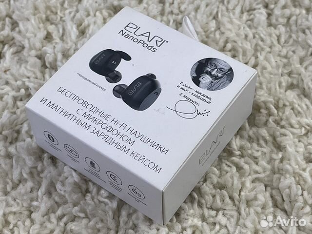 Беспроводные наушники elari nanoPods NPS-1