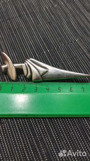 Серебряная брошь СССР