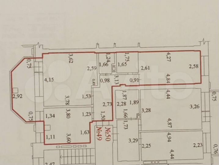 2-к. квартира, 51,9 м², 3/5 эт.