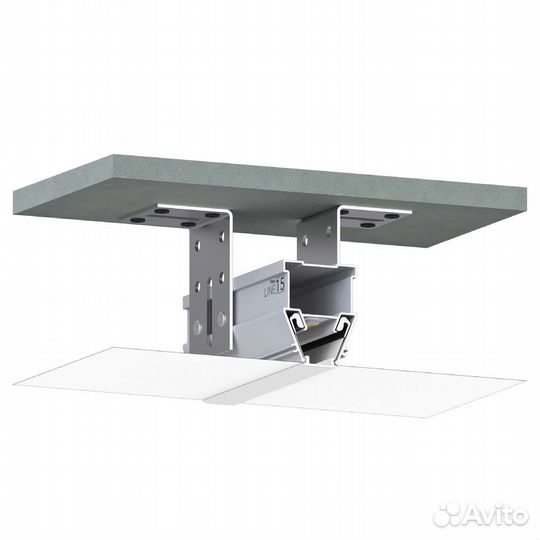 Разделительный профиль line15для натяжных потолков