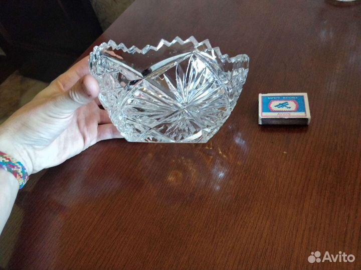 Салатница/ конфетница хрусталь СССР
