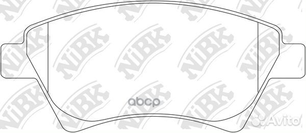 Колодки передние renault Megane II/Scenic