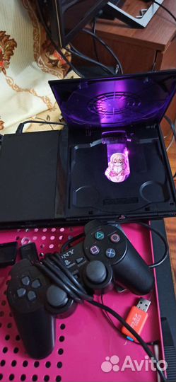 Ps2 scph 77008 25 игр в комплекте USB