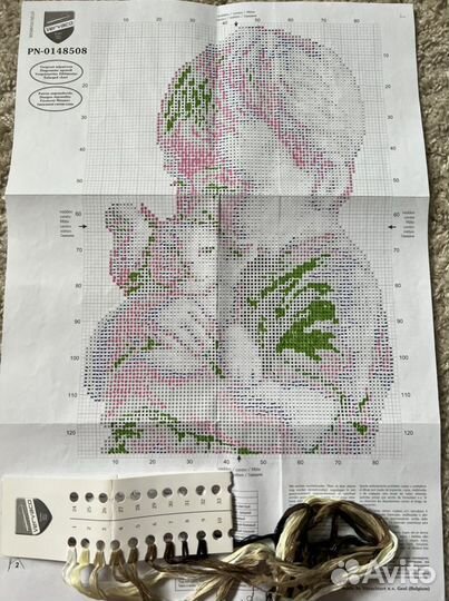 Остатки набора для вышивания Vervaco