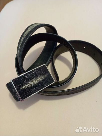 Ремень кожаный мужской и текстильный