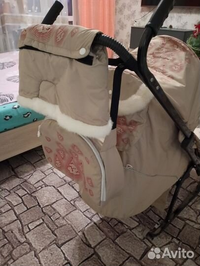 Детские санки коляска