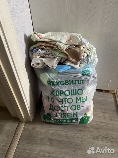 Большой пакет одежды для девочки от 6-12 мес