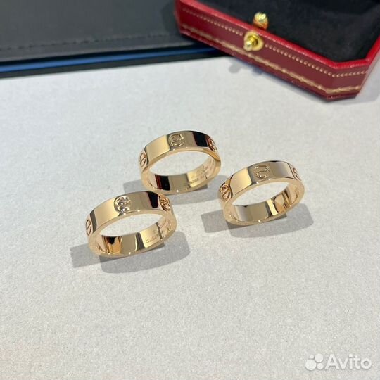 Cartier love кольцо