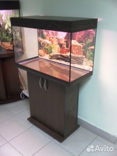 Аквариум 100 свет биофильтр фон подставка