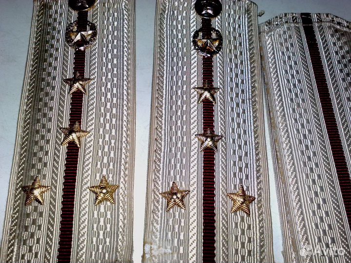 Погоны на рубашку офицеров СССР