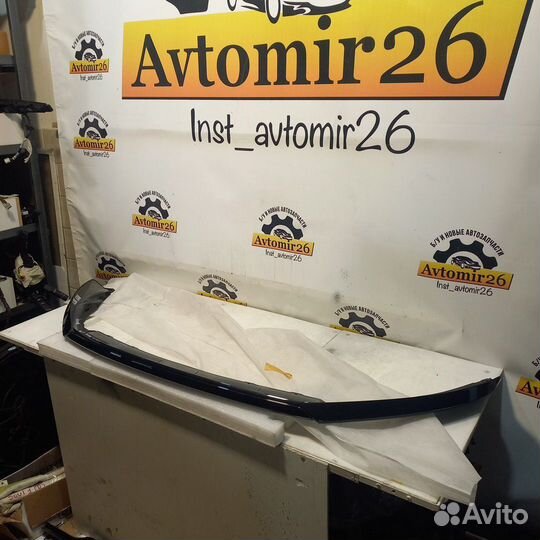 Сполер переднего бампера Skoda Rapid Monte Carlo