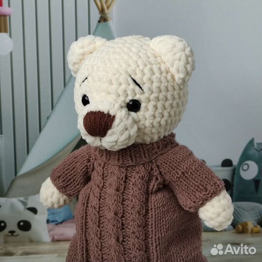 Мишка мягкая игрушка ручной работы