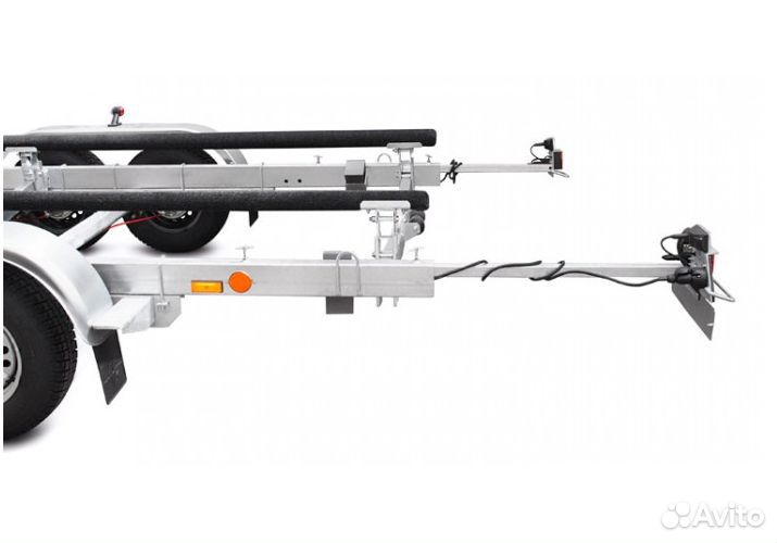 Прицеп с тормозами мзса L 8022-2.25 исп.402 (8221