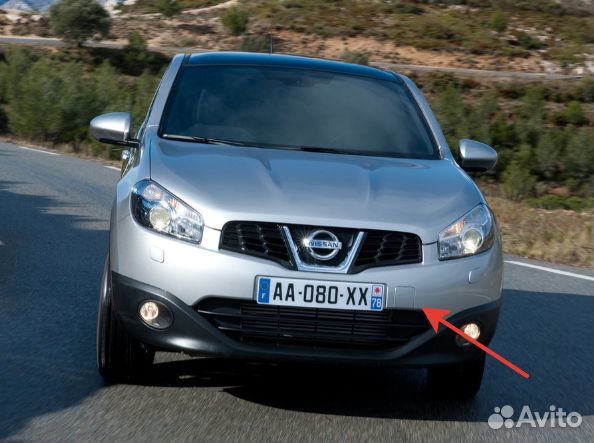 Nissan Qashqai J10 (10-14) - Заглушка передняя