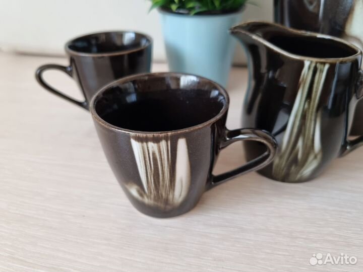 Чайный кофейный сервиз набор чашки кружки