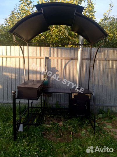 Беседка с мангалом