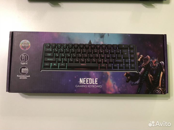 Игровая клавиатура Dexp Needle с подсветкой