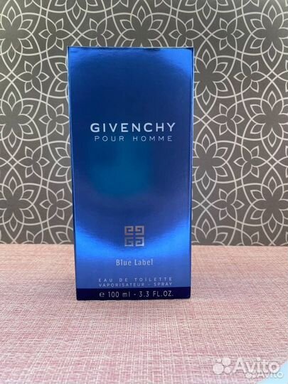 Parfum мужской Givenchy Pour Homme Blue Label