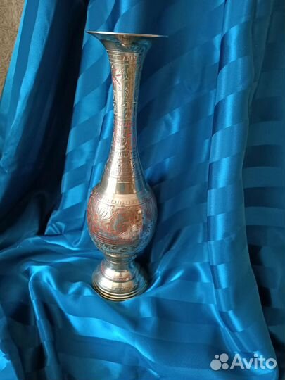 Ваза металлическая, Индия