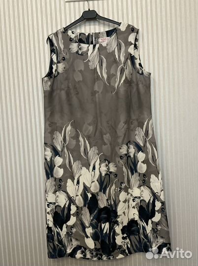 Шелковое платье 48