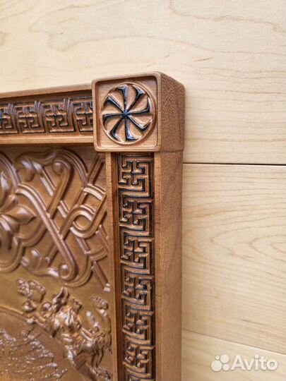 Деревянная разная картина, панно 