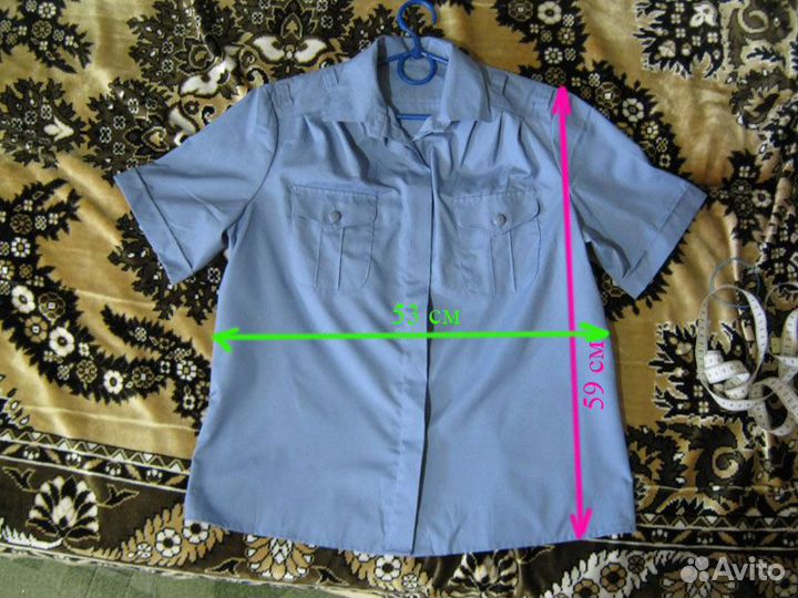 Рубашка полицейская, женская 46-48 р