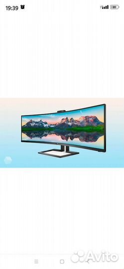 Монитор philips 4K 498P9