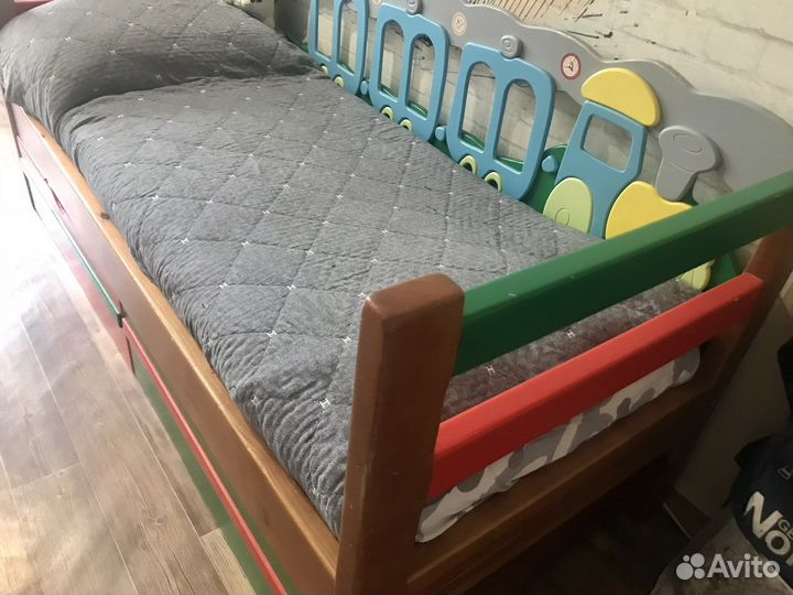 Детская кровать от 3 лет-дерево