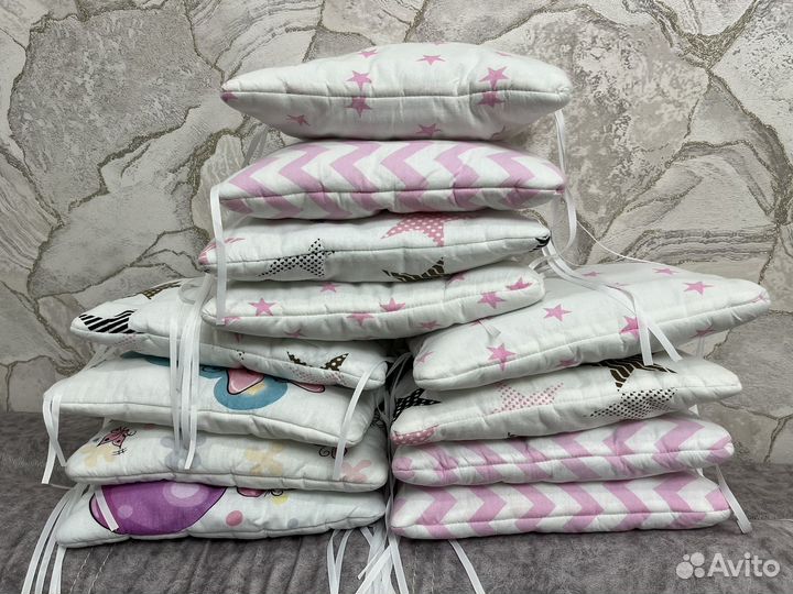 Бортики в детскую кроватку