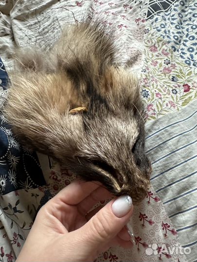 Мех енота обрезки